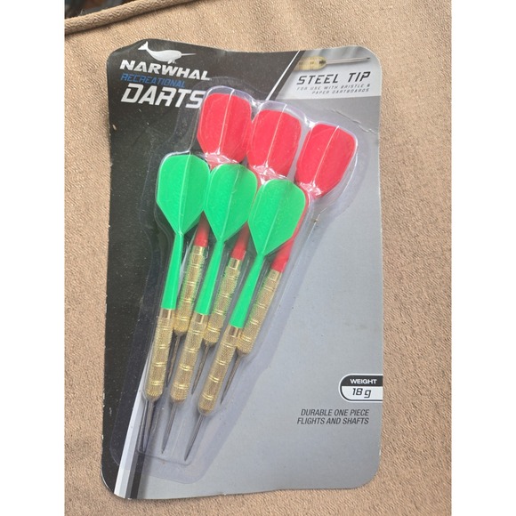 Narwhal Other - Darts‎ Narwhal 6pk Steel Tip Recreational